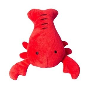 NWOT Dog Toy Plush Squeaky “Lobster” Toy, 5 by 7 inches